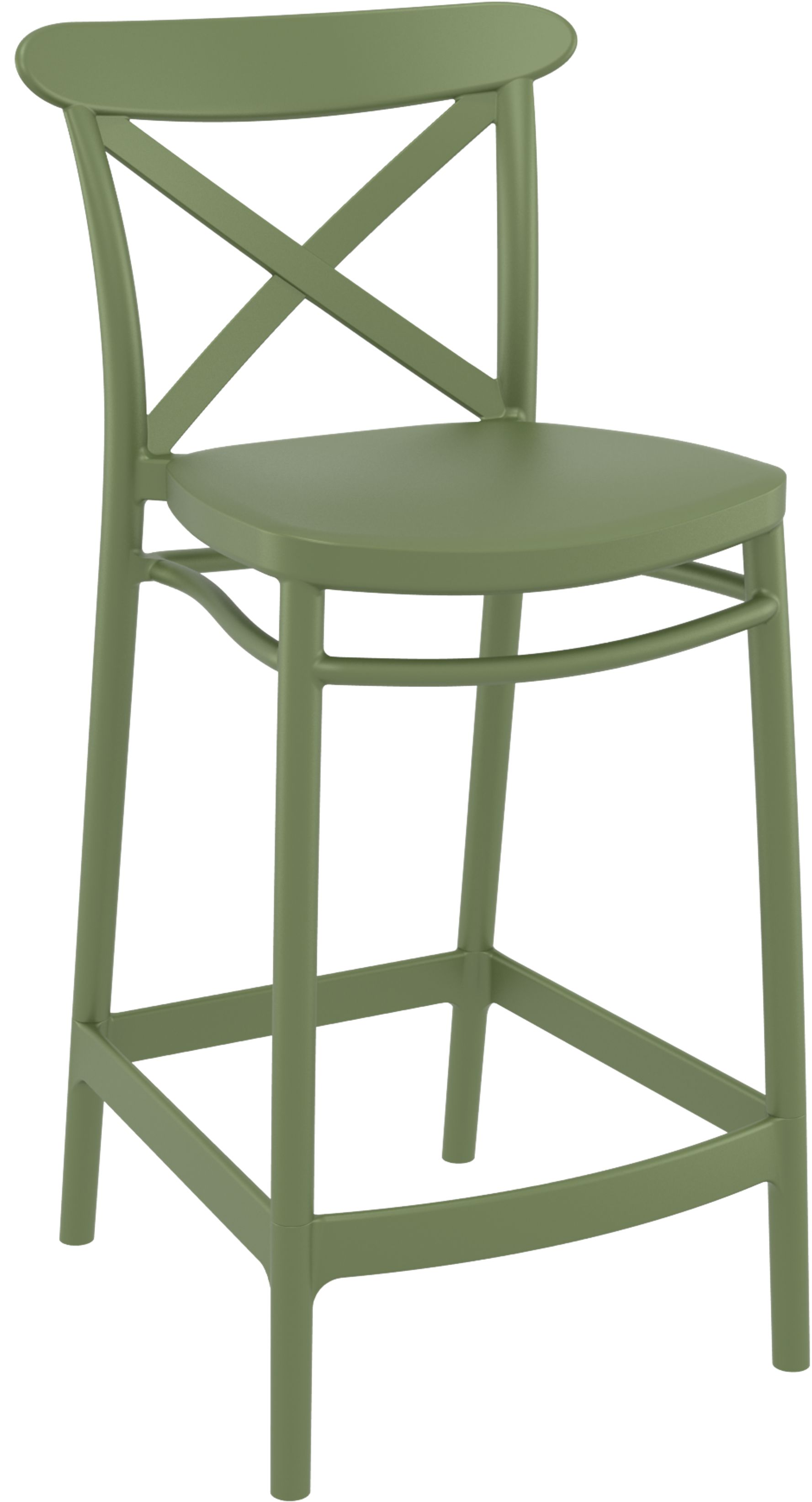 Siesta Cross Bar Stool 65cm (Counter Height)