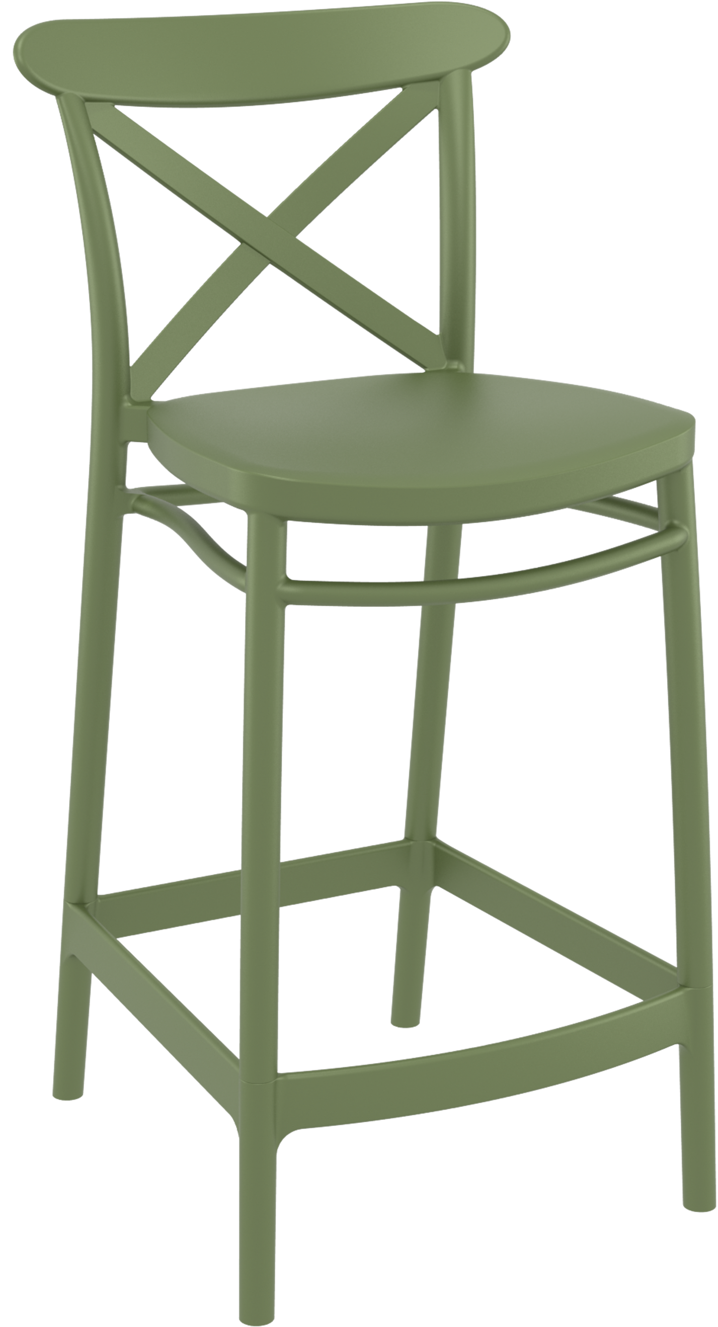 Siesta Cross Bar Stool 65cm (Counter Height)