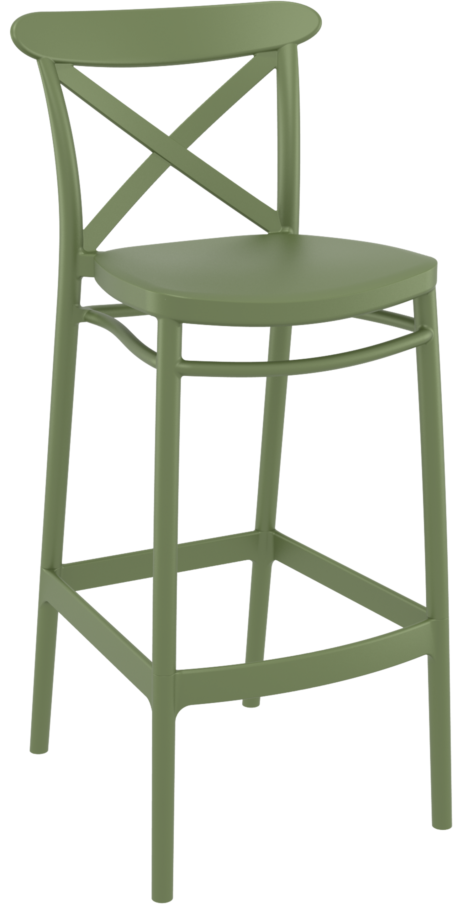 Siesta Cross Back 75cm Bar Stool (Bar Height)