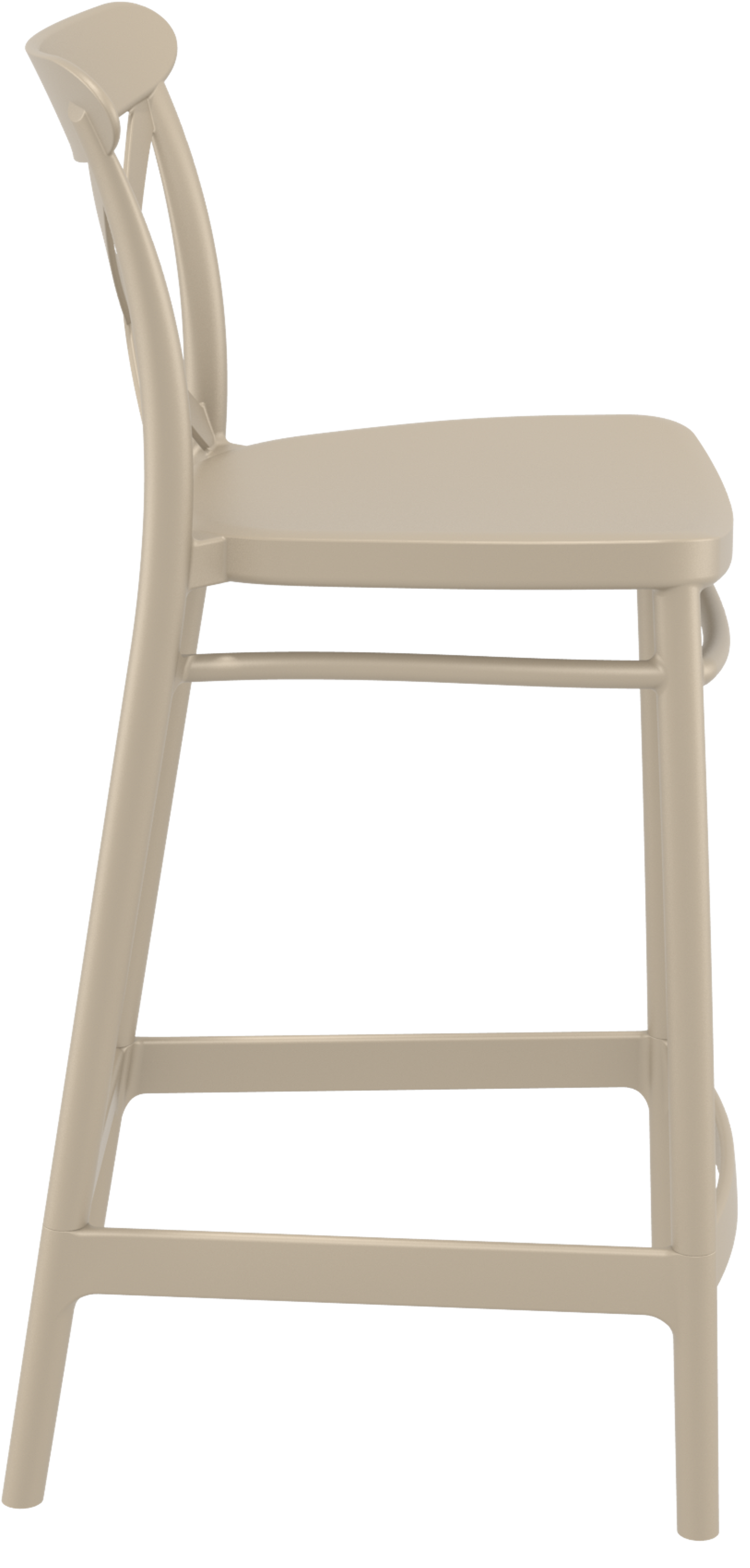 Siesta Cross Bar Stool 65cm (Counter Height)