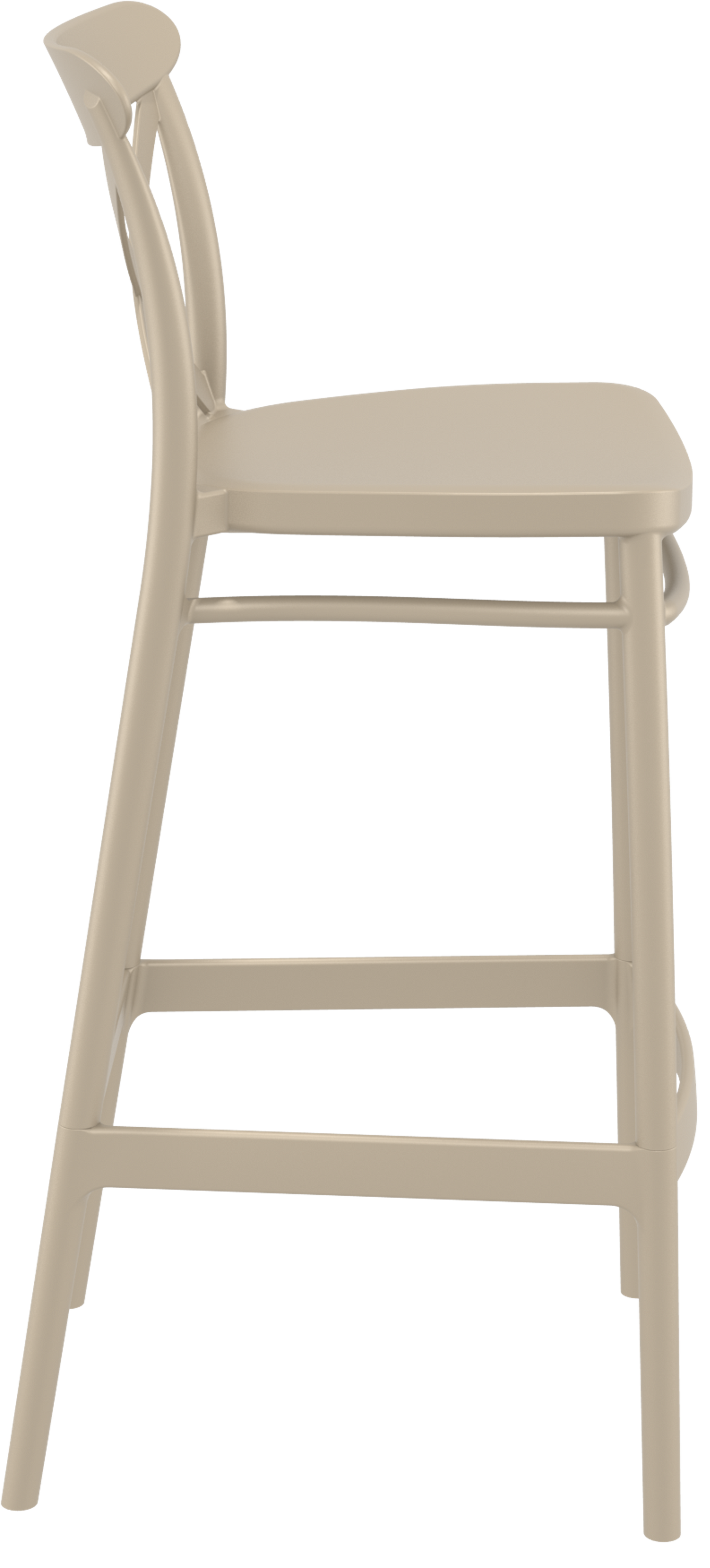 Siesta Cross Back 75cm Bar Stool (Bar Height)