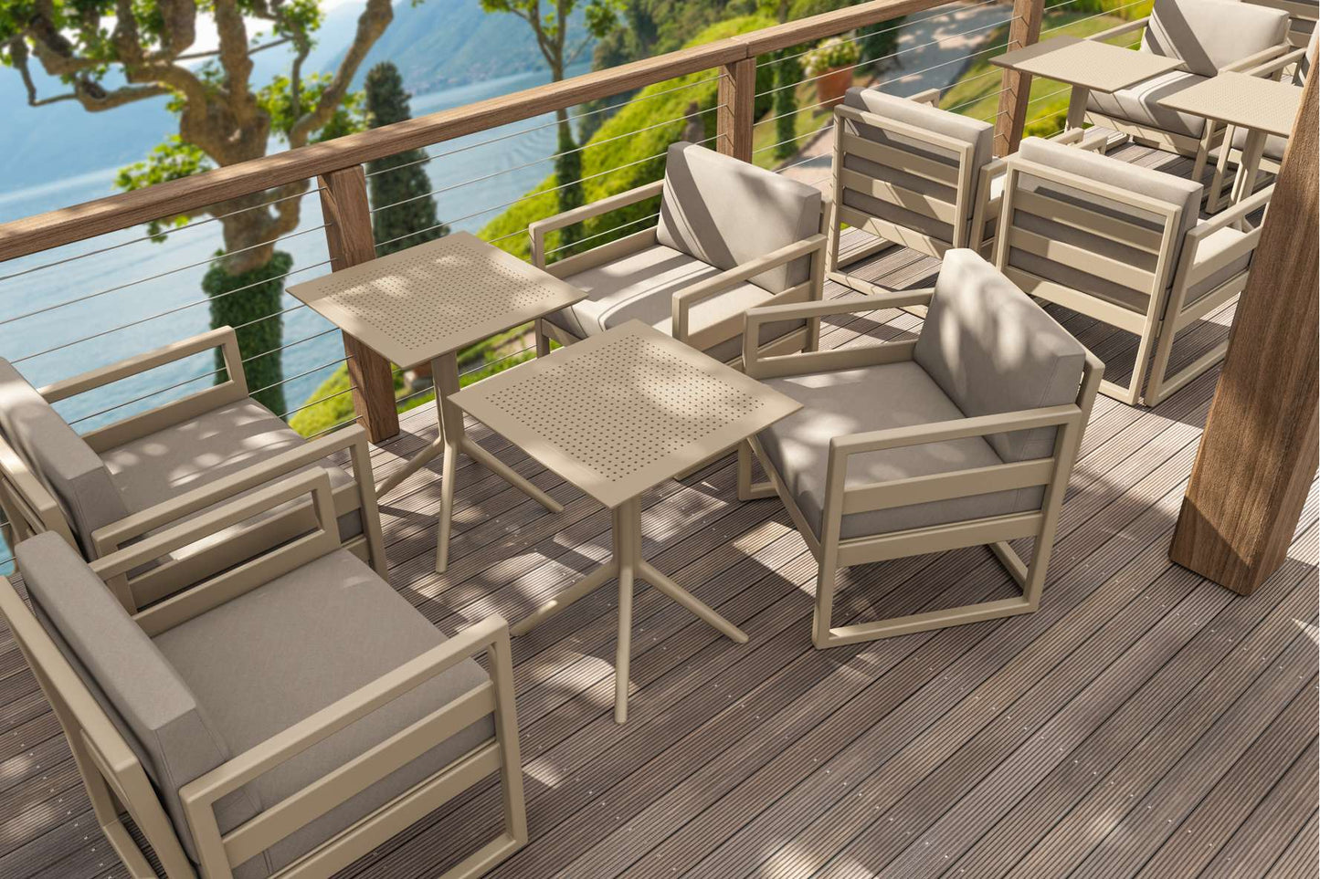 Siesta Mykonos Lounge Arm Chairs