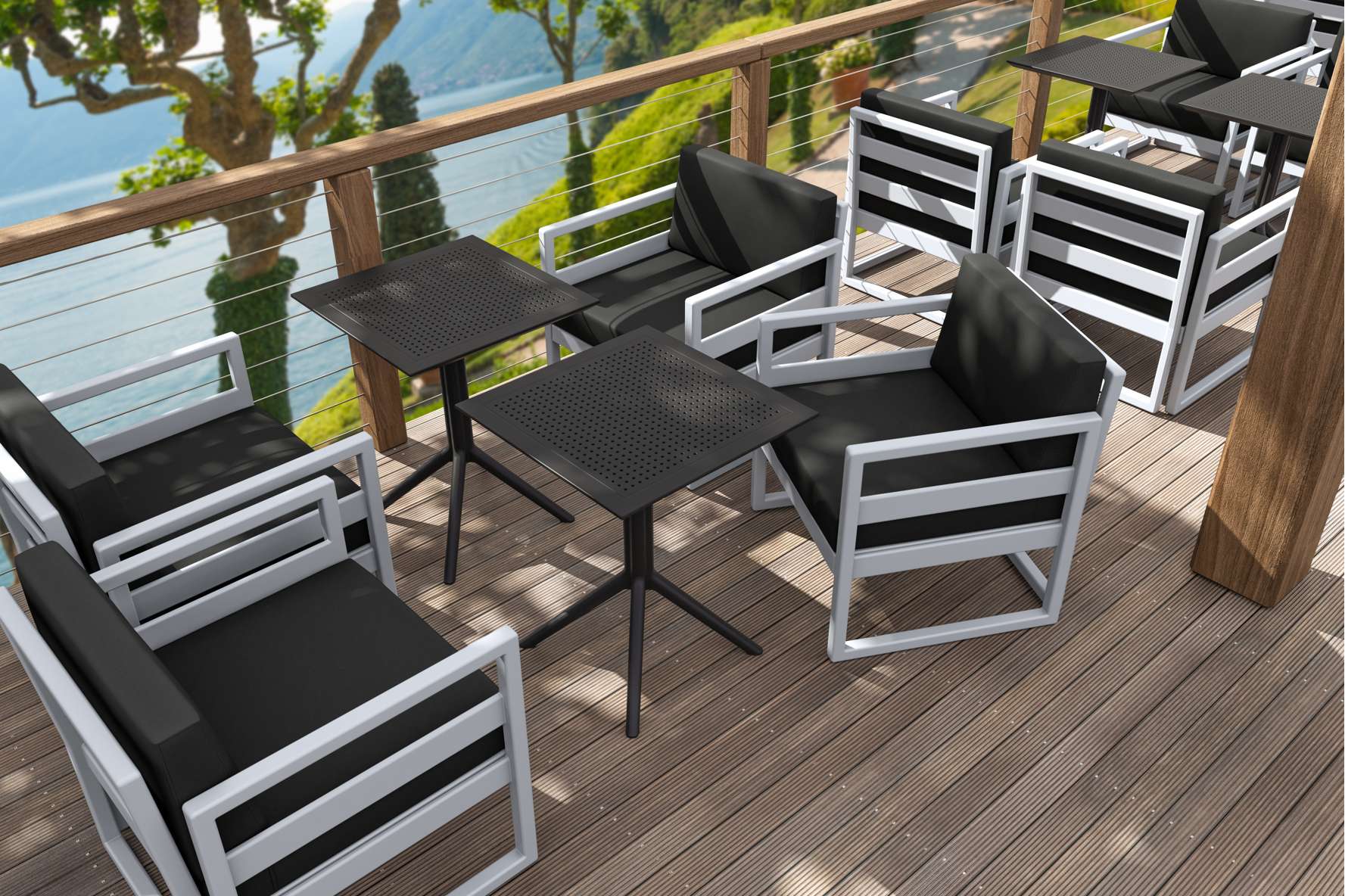 Siesta Mykonos Lounge Arm Chairs